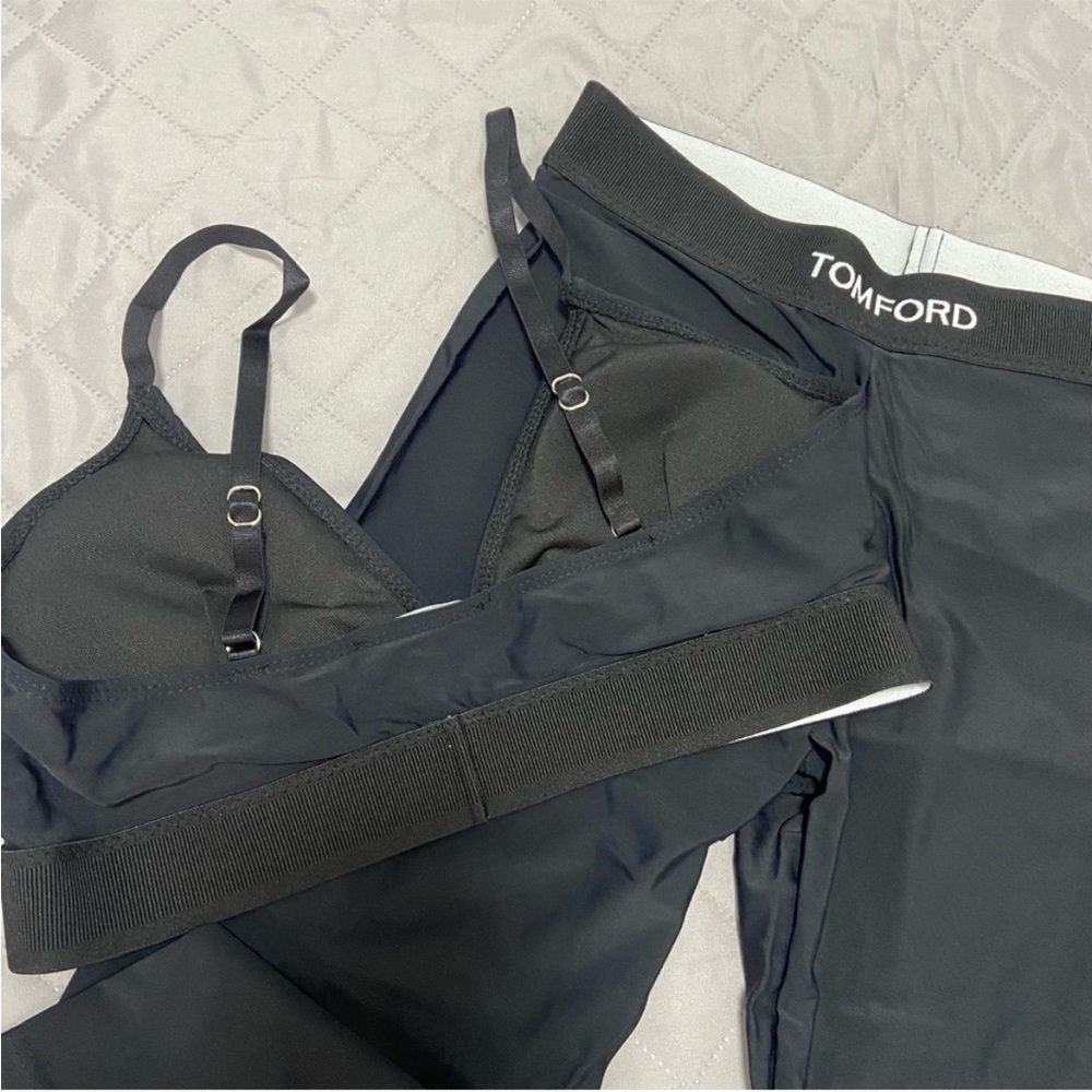 Tom Ford Black Bralette and Leggings Set - Picture 6 of 6